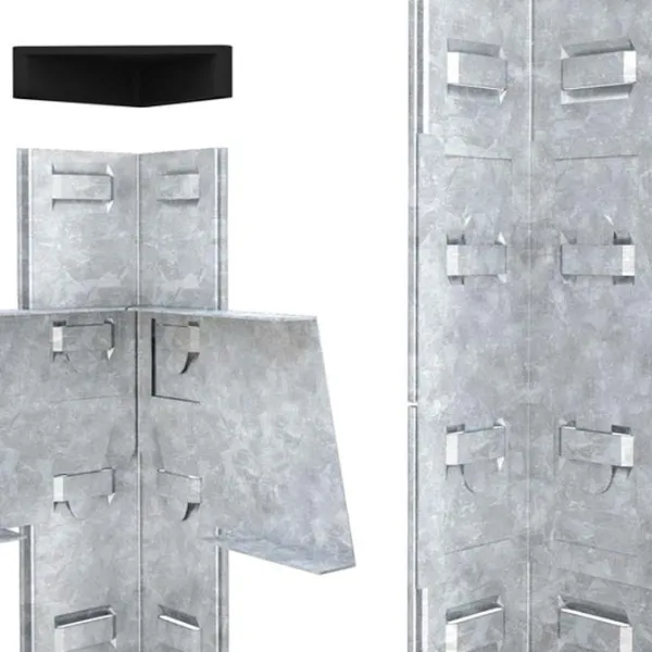 Etajeră Nex Home Budget Inox / MDF photo 5