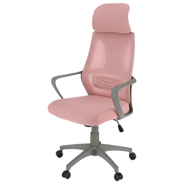 Scaun de birou Jumi Futura Plasă acrilică/ Pink Gray photo 1