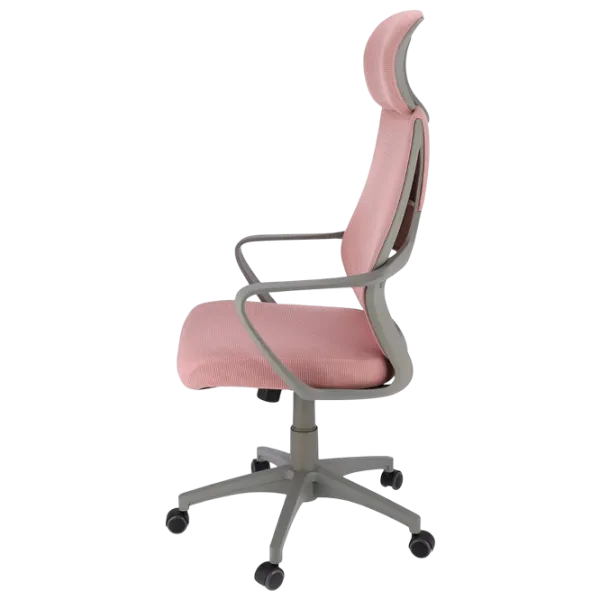 Scaun de birou Jumi Futura Plasă acrilică/ Pink Gray photo 4