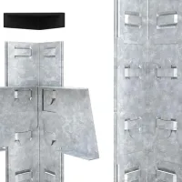 Etajeră Nex Home Budget Inox / MDF photo 5