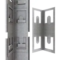 Etajeră Nex Home Titan Inox / MDF photo 4