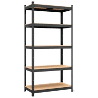 Etajeră Nex Home Budget Anthracite / MDF