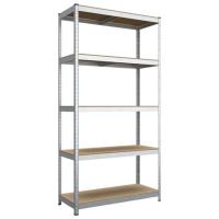 Etajeră Nex Home Standard Inox / MDF | ENTER.ONLINE