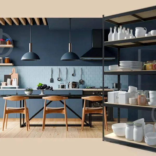 Etajeră Nex Home Standard Inox / MDF photo 5