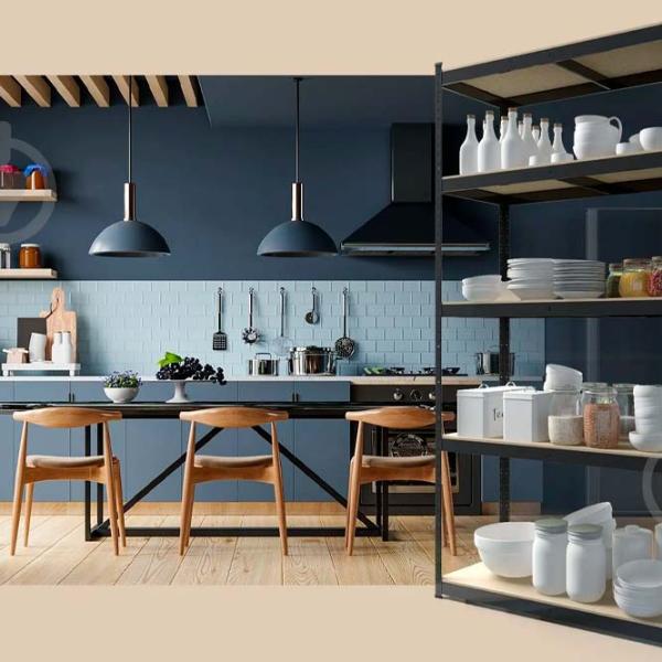 Etajeră Nex Home Standard Inox / MDF photo 5