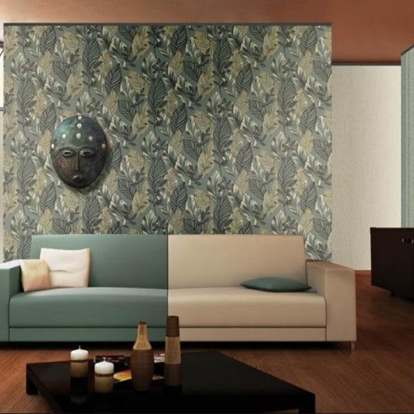 Tapete Parato Natura Grey Azure / Floristică photo 2