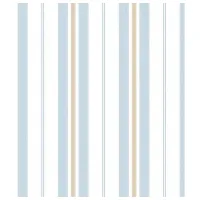 Обои Parato Favola White Blue / Полоски