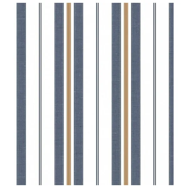 Обои Parato Favola White Blue / Полоски photo 1