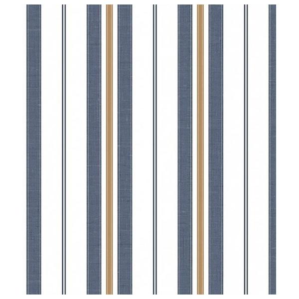 Обои Parato Favola White Blue / Полоски photo 1