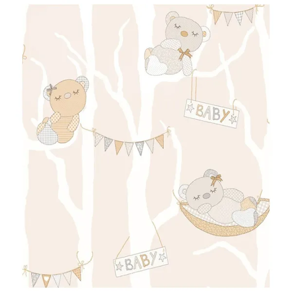 Обои Parato Favola White Brown / Животные photo 1