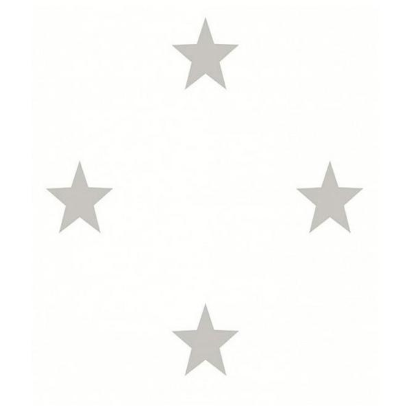 Обои Parato Favola White Grey / Звёзды photo 1