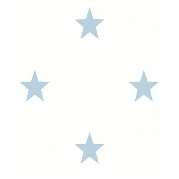 Обои Parato Favola White Blue / Звёзды photo 1