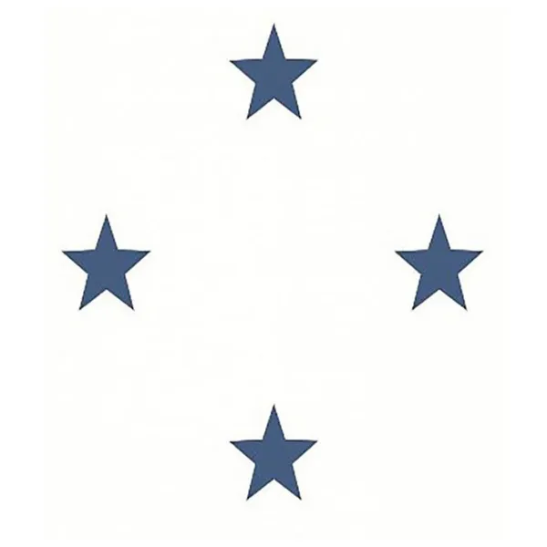 Обои Parato Favola White Blue / Звёзды photo 1