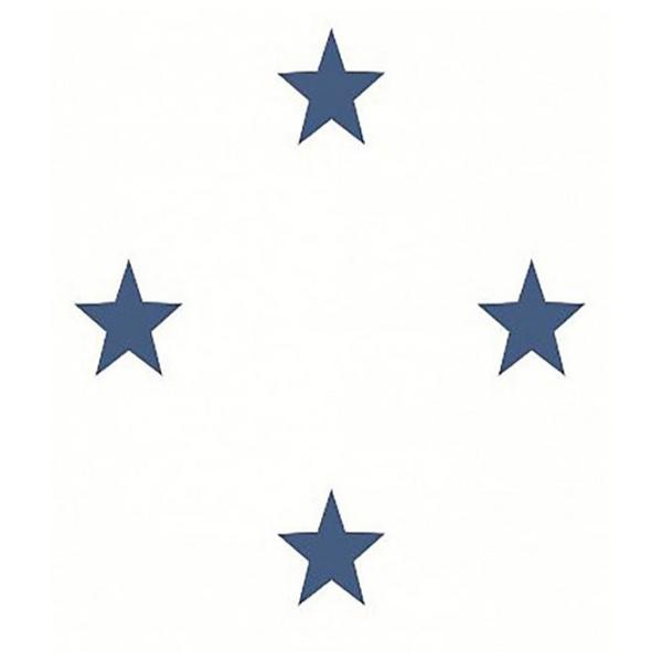 Обои Parato Favola White Blue / Звёзды photo 1