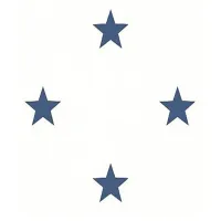 Обои Parato Favola White Blue / Звёзды