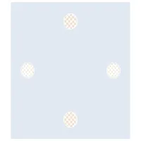 Tapete Parato Favola White Blue / Cercuri