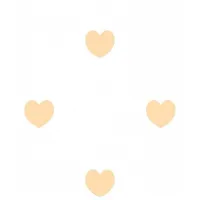 Обои Parato Favola Beige Brown / Сердечки