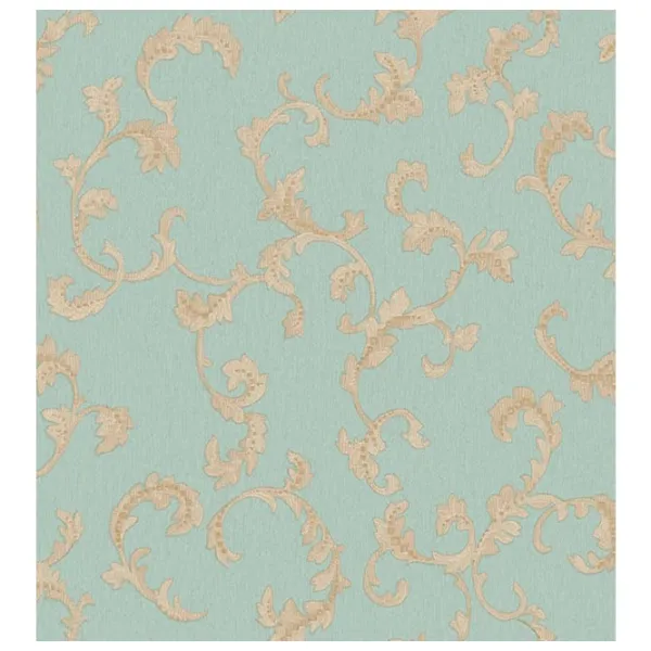 Tapete Parato Vintage  Beige Azure / Floristică photo 1