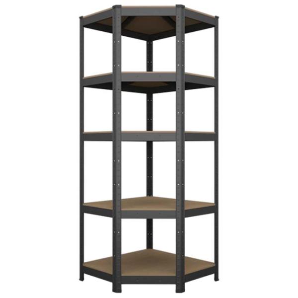 Etajeră Nex Home Budget Anthracite / MDF photo 1