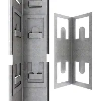 Etajeră Nex Home Budget Anthracite / MDF photo 3