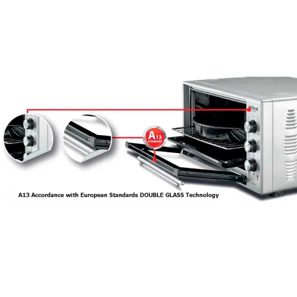 Cuptor electric Itimat I-28TT 43 l / 1600 W / Black photo 2