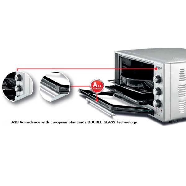 Cuptor electric Itimat I-28TT 43 l / 1600 W / Black photo 2