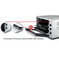 Cuptor electric Itimat I-28TT 43 l / 1600 W / Black photo 2