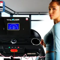 Bandă de alergat Thunder Elite-DS 22 km/h / 200 kg / Black photo 6