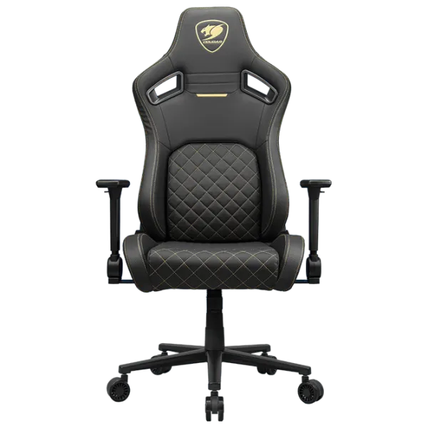 Игровое кресло Cougar Defensor Gold Золотой Черный photo 1