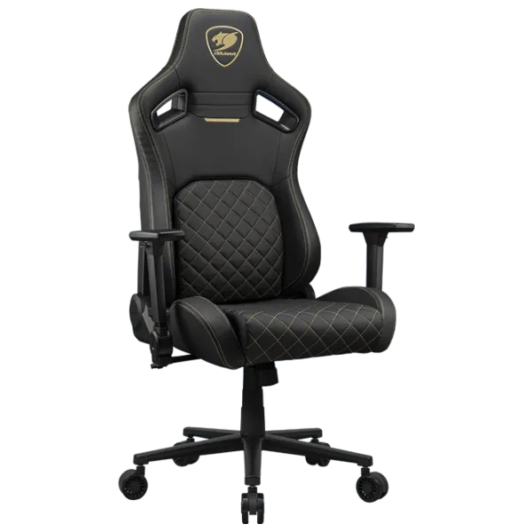 Игровое кресло Cougar Defensor Gold Золотой Черный photo 2