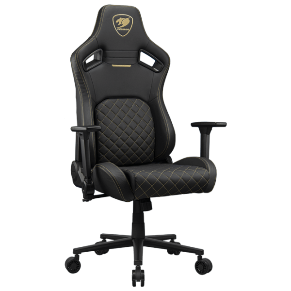 Игровое кресло Cougar Defensor Gold Золотой Черный photo 2
