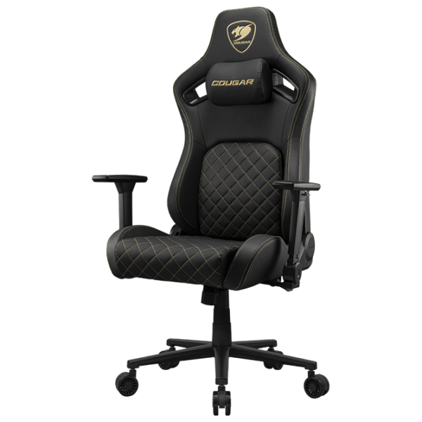 Игровое кресло Cougar Defensor Gold Золотой Черный photo 3
