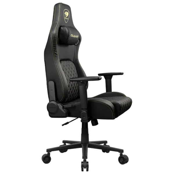 Игровое кресло Cougar Defensor Gold Золотой Черный photo 4