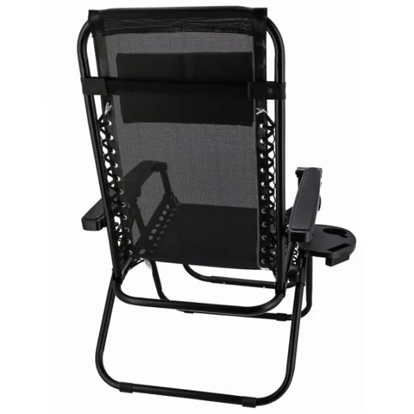 Șezlong Jumi OM-282025 Metal / Textil / Black Black photo 2 Șezlong Jumi OM-282025 Metal / Textil / Black Black photo 2