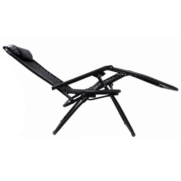 Șezlong Jumi OM-282025 Metal / Textil / Black Black photo 6 Șezlong Jumi OM-282025 Metal / Textil / Black Black photo 6