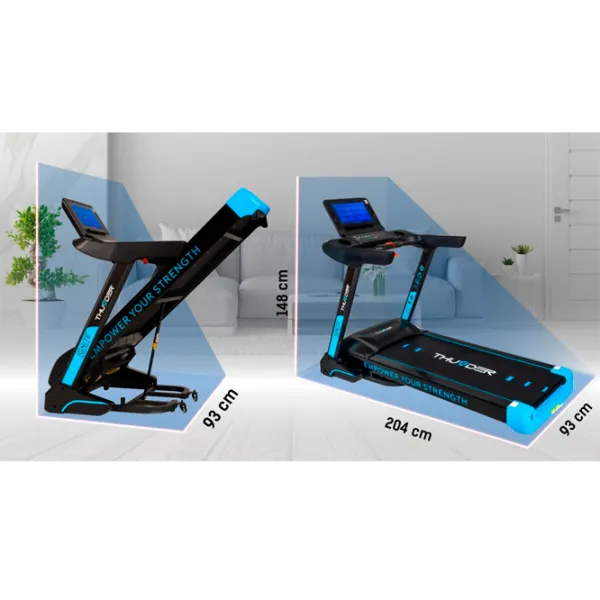 Беговая дорожка Thunder Ignite-S-TFT 22 км/ч / 220 кг / Черный photo 7