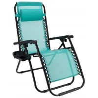 Шезлонг Jumi OM-282049 Металл / Текстиль / Блюмарин Черный