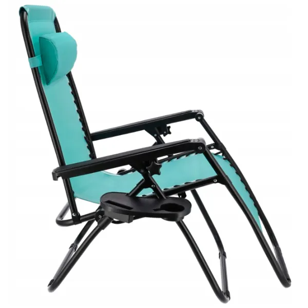 Шезлонг Jumi OM-282049 Металл / Текстиль / Блюмарин Черный photo 2 Шезлонг Jumi OM-282049 Металл / Текстиль / Блюмарин Черный photo 2