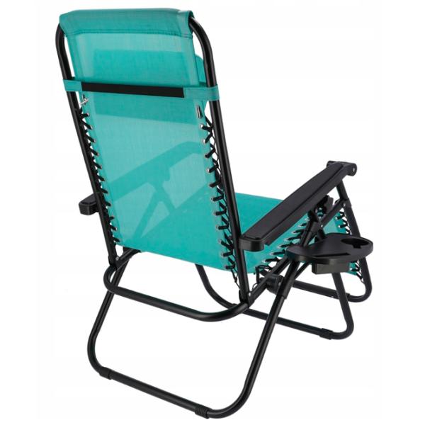 Шезлонг Jumi OM-282049 Металл / Текстиль / Блюмарин Черный photo 4 Шезлонг Jumi OM-282049 Металл / Текстиль / Блюмарин Черный photo 4