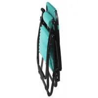 Șezlong Jumi OM-282049 Metal / Textil / Bluemarine Black photo 5