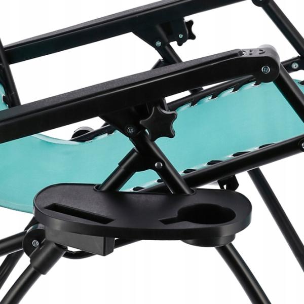 Шезлонг Jumi OM-282049 Металл / Текстиль / Блюмарин Черный photo 6 Шезлонг Jumi OM-282049 Металл / Текстиль / Блюмарин Черный photo 6