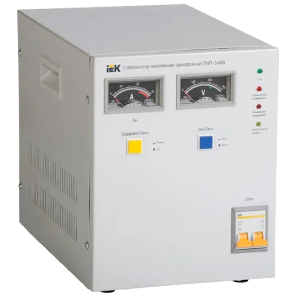 Stabilizator de tensiune IEK IVS10-1-05000 Electromecanică / 5 kW photo 1