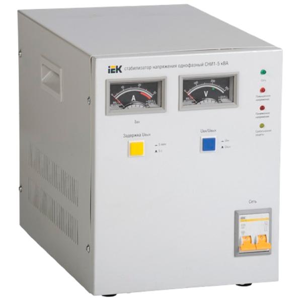 Stabilizator de tensiune IEK IVS10-1-05000 Electromecanică / 5 kW photo 1