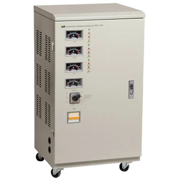 Stabilizator de tensiune IEK IVS10-3-15000 Electromecanică / 15 kW photo 1