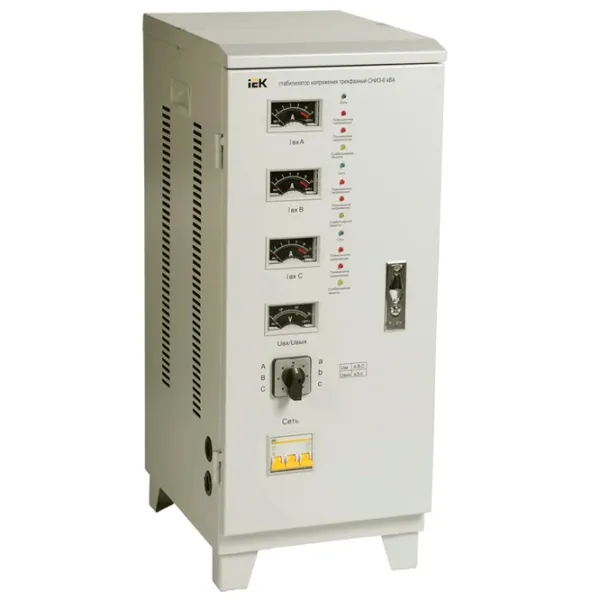 Stabilizator de tensiune IEK IVS10-3-06000 Electromecanică / 6 kW photo 1
