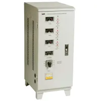 Стабилизатор напряжения IEK IVS10-3-06000 Электромеханическая / 6 кВт