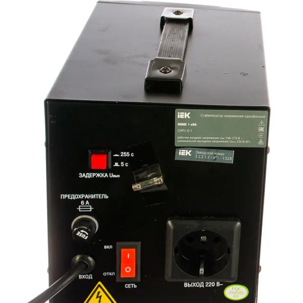 Стабилизатор напряжения IEK IVS20-1-01000 Реле / 1 Кв photo 3