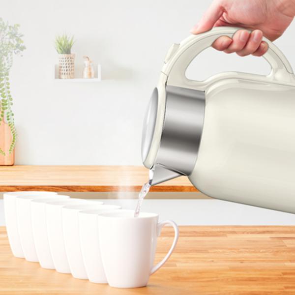 Электрочайник Tefal KO190AE0 1.9л / Закрытая спираль / Бежевый photo 4 Электрочайник Tefal KO190AE0 1.9л / Закрытая спираль / Бежевый photo 4