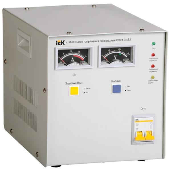 Stabilizator de tensiune IEK IVS10-1-03000 Electromecanică / 3 kW photo 1