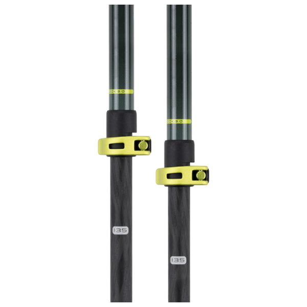 Bețe de ski unisex Elan Tour Carbon Rod Black / Aluminiu photo 2